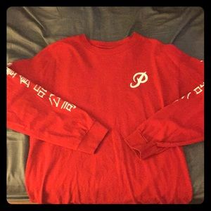 Primitive X Huy Fung Red Long-Sleeve T-Shirt